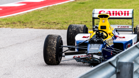 An example of what vintage racers don’t want to happen.